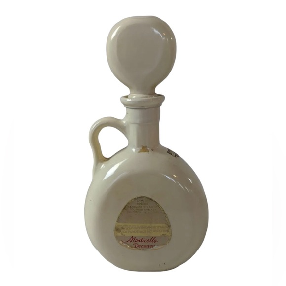 Vintage Old Fitzgerald Kentucky Straight Bourbon Whiskey Monticello Decanter - Picture 2 of 2